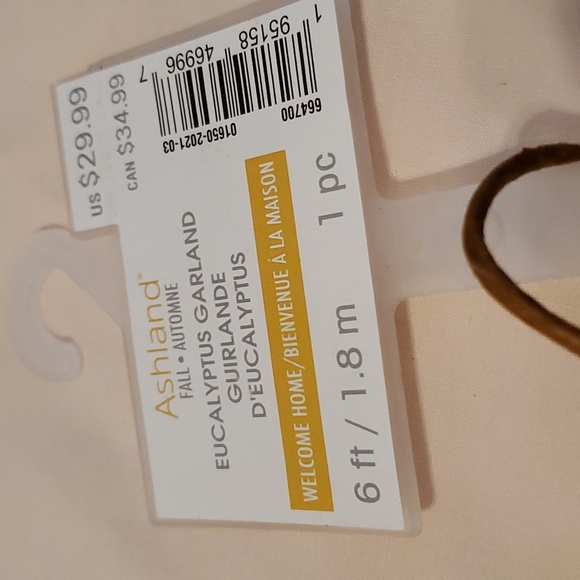 Faux Eucalyptus 6ft. Garland - Picture 2 of 3